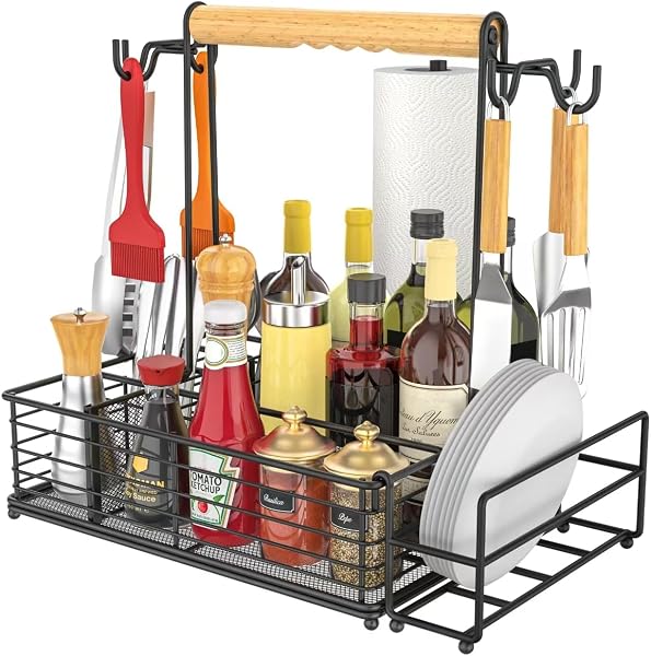 Toncoke Large Grill Caddy