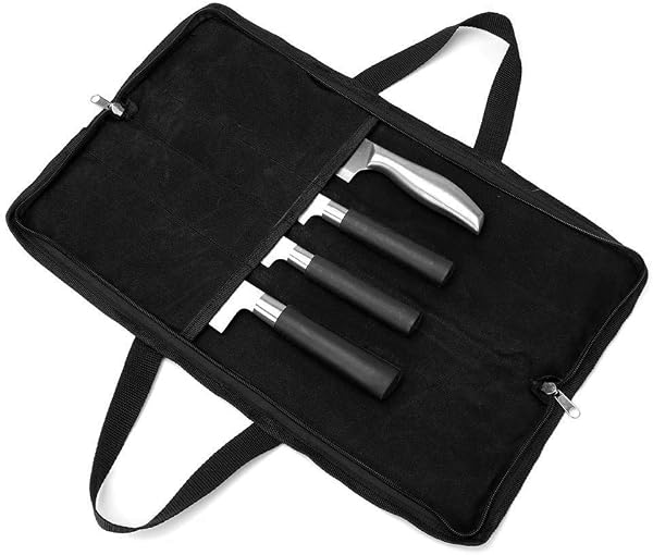 QEES Waxed Canvas Knife Roll
